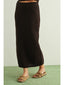 Brown Crochet Skirt
