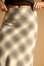 Plaid Bias Maxi Skirt
