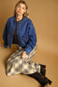 Plaid Bias Maxi Skirt