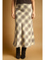 Plaid Bias Maxi Skirt