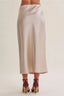 Saltwater Satin Midi Skirt