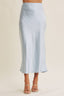 Saltwater Satin Midi Skirt