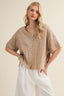 Sand Ripple Top - Hallelu Clothing Boutique