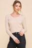 Sandshell Knit Top - Hallelu Clothing Boutique