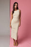 Seabreeze Stripes Midi Dress