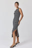 Seabreeze Stripes Midi Dress