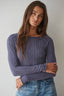 Seamless Jacquard Long Sleeve Top