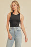 Seashell Noir Top - Hallelu Clothing Boutique