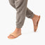 Pair of tan sandals 