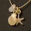 Shell Charm Gold Necklace - Hallelu Clothing Boutique