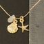 Shell Charm Gold Necklace - Hallelu Clothing Boutique