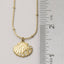 Stainless Steel Pave Cz Seashell Necklace - Hallelu Clothing Boutique
