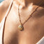 Stainless Steel Pave Cz Seashell Necklace - Hallelu Clothing Boutique