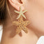 Starfish Faux Straw Earrings - Hallelu Clothing Boutique
