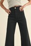Straight Wide Leg Pants - Hallelu Clothing Boutique