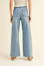 Straight Wide Leg Pants - Hallelu Clothing Boutique