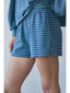 Striped Straight Shorts