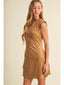 Suede Mini Dress - Hallelu Clothing Boutique