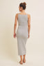 The Harbor Grey Midi Dress