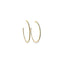 Thin CZ Minimalist Hoop Earrings