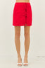 Tied In Red Mini Skirt - Hallelu Clothing Boutique