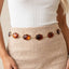 Tortoise Cabochon Gold Chain Belt - Hallelu Clothing Boutique
