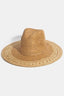 Two Tone Floppy Boho Straw Hat - Hallelu Clothing Boutique