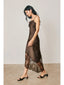 Umber Brown Sleeveless Dress
