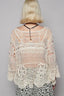 Crochet sheer sweater top