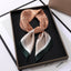 Vintage Letter Print Satin Square Scarf for Women_CWASC0809 - Hallelu Clothing Boutique