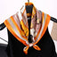 Vintage Letter Print Satin Square Scarf for Women_CWASC0809 - Hallelu Clothing Boutique