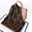 Vintage Letter Print Satin Square Scarf for Women_CWASC0809 - Hallelu Clothing Boutique