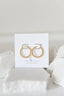 Vivi 18k gold plated hoops -earrings- hypoallergenic - Hallelu Clothing Boutique