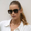 Vivian Acetate Womens Octagonal Sunglasses - Hallelu Clothing Boutique