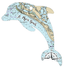 WB Dolphin Map Wood Ornament - Hallelu Clothing Boutique