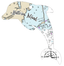 WB Dolphin Map Wood Ornament - Hallelu Clothing Boutique