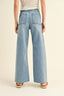 WIDE LEG DENIM PANTS
